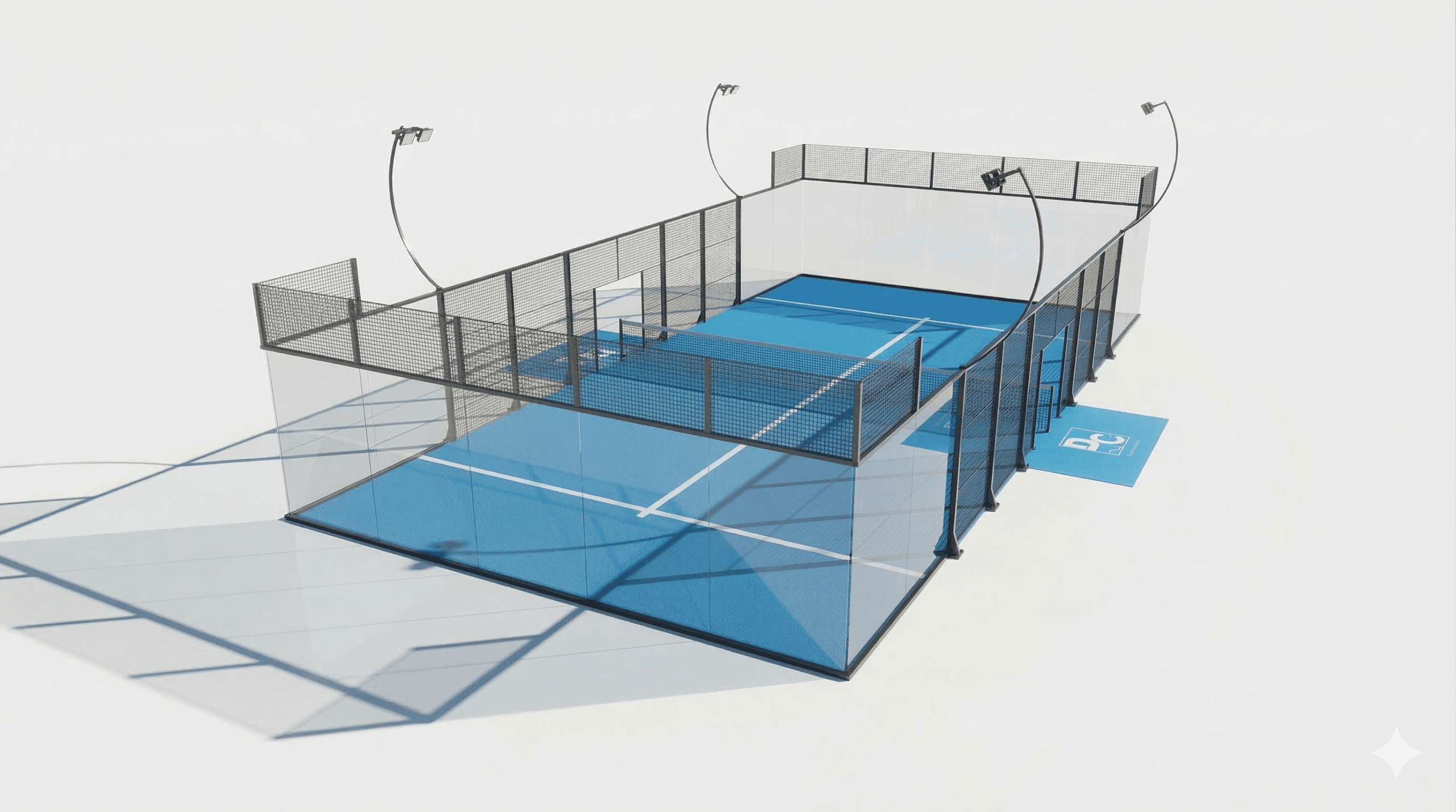 DC-TORNEO full-panoramic padel court