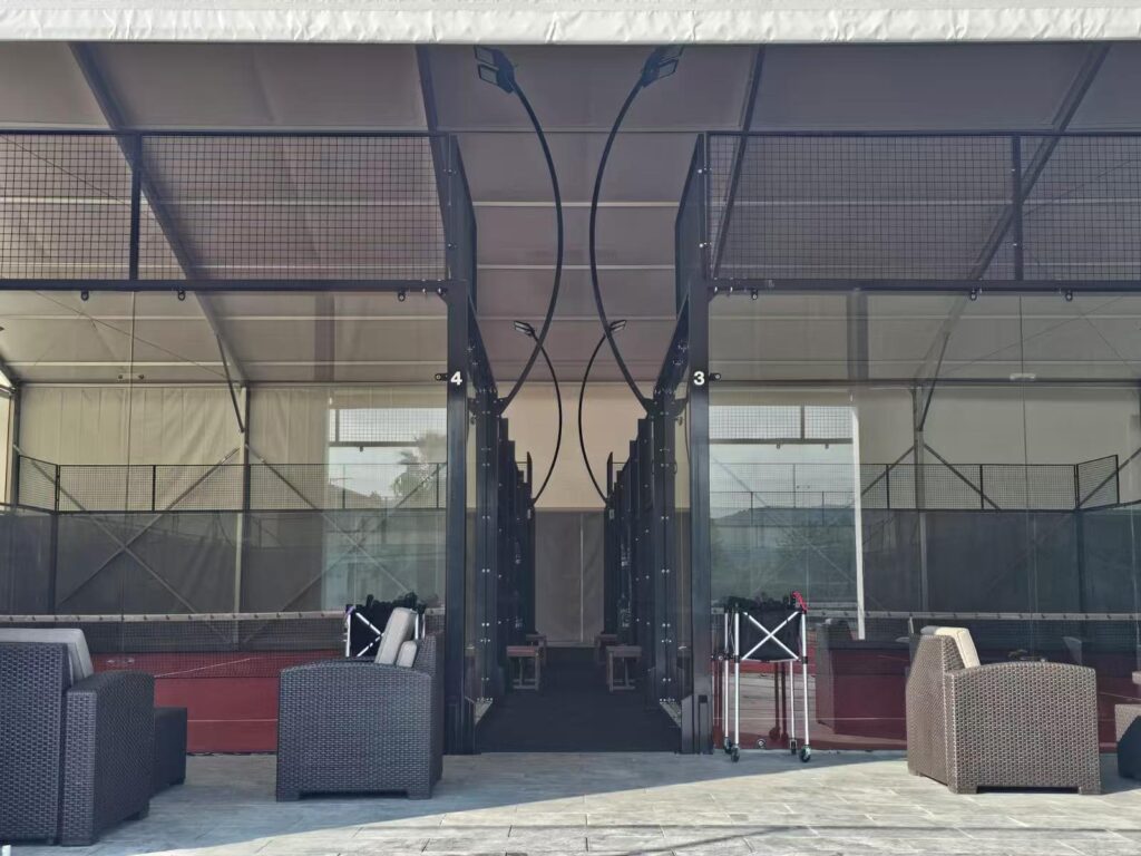 Padel court project by Dream Courts — Cyprus