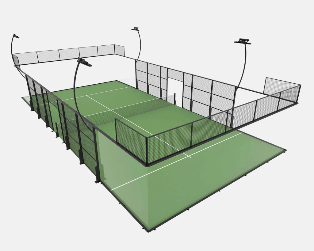 TORNEO padel court render in green