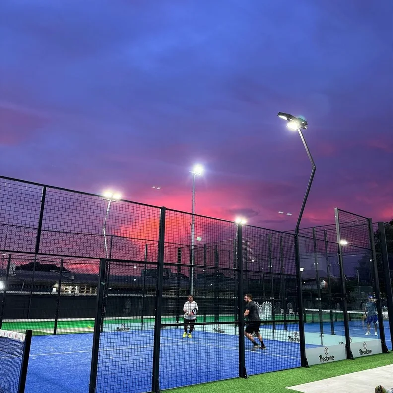 CLUB padel courts by Dream Courts at a club in Venezuela