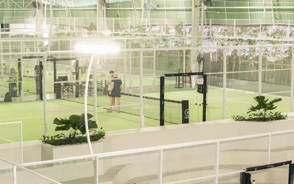Full panoramic padel court by Dream Courts in Bali